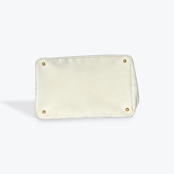 Authentic Prada Canapa Canvas Tote Bag - Comes with Authenticity Card - Picture 8 of 15